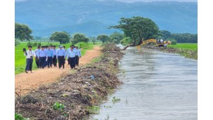 နေပြည်တော်ကောင်စီနယ်မြေအတွင်း မိုးရာသီ ရေကြီးရေလျှံမှုကြောင့် စိုက်ခင်းများ ထိခိုက်မှုလျော့နည်းစေရေး ကွင်းဆင်းစစ်ဆေး