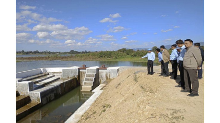 ဒုတိယဝန်ကြီး ဦးဗိုလ်ဗိုလ်ကျော် ရာဂီမုန်တိုင်းမိုးအရှိန်ကြောင့် ထိခိုက်ခဲ့သည့် ရှမ်းပြည်နယ်(တောင်ပိုင်း)ရှိ ဆည်ကန်တမံများပြုပြင်မှု ကြည့်ရှုစစ်ဆေး